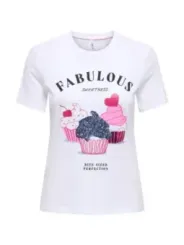 Only Damen T-Shirt Beige | online kaufen