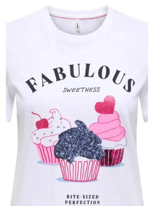 Only Damen T-Shirt Beige | online kaufen