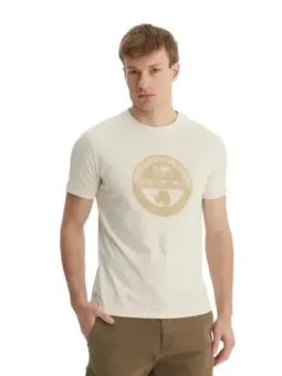 Napapijri Herren T-Shirt Weiß mieten | Flex-Fashion Verleih