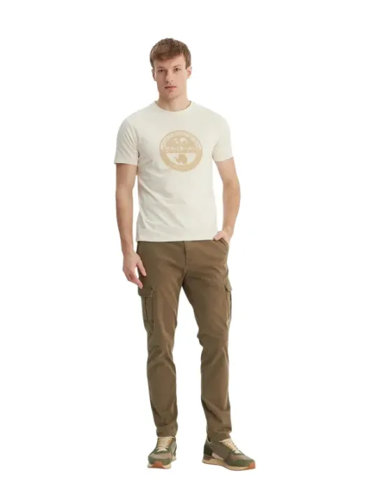 Napapijri Herren T-Shirt Weiß | online kaufen