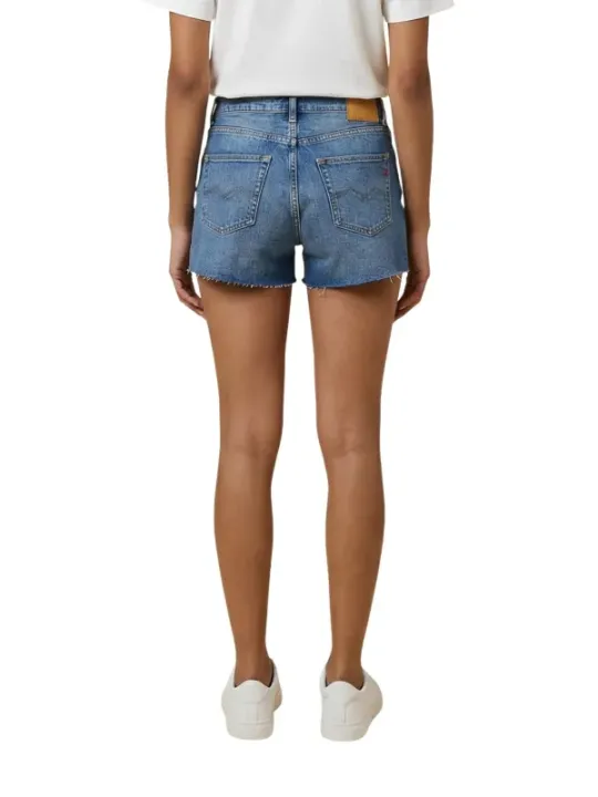 Replay Damen Shorts Blau | online kaufen