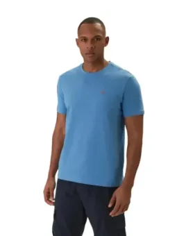 Napapijri Herren T-Shirt Türkis mieten | Flex-Fashion Verleih