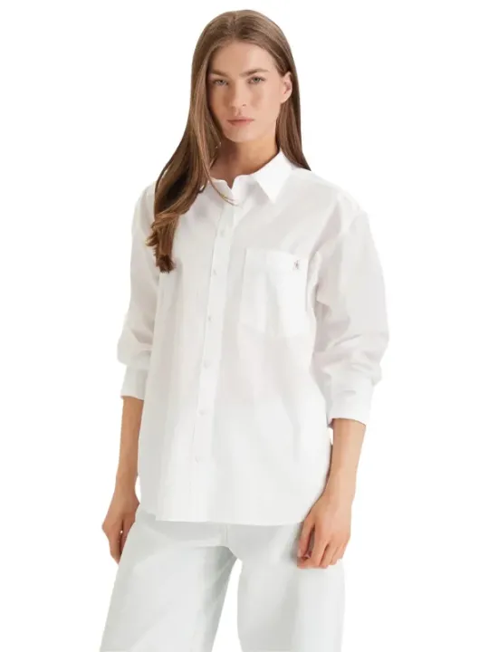 Calvin Klein Jeans Damen Hemd Weiß | online kaufen