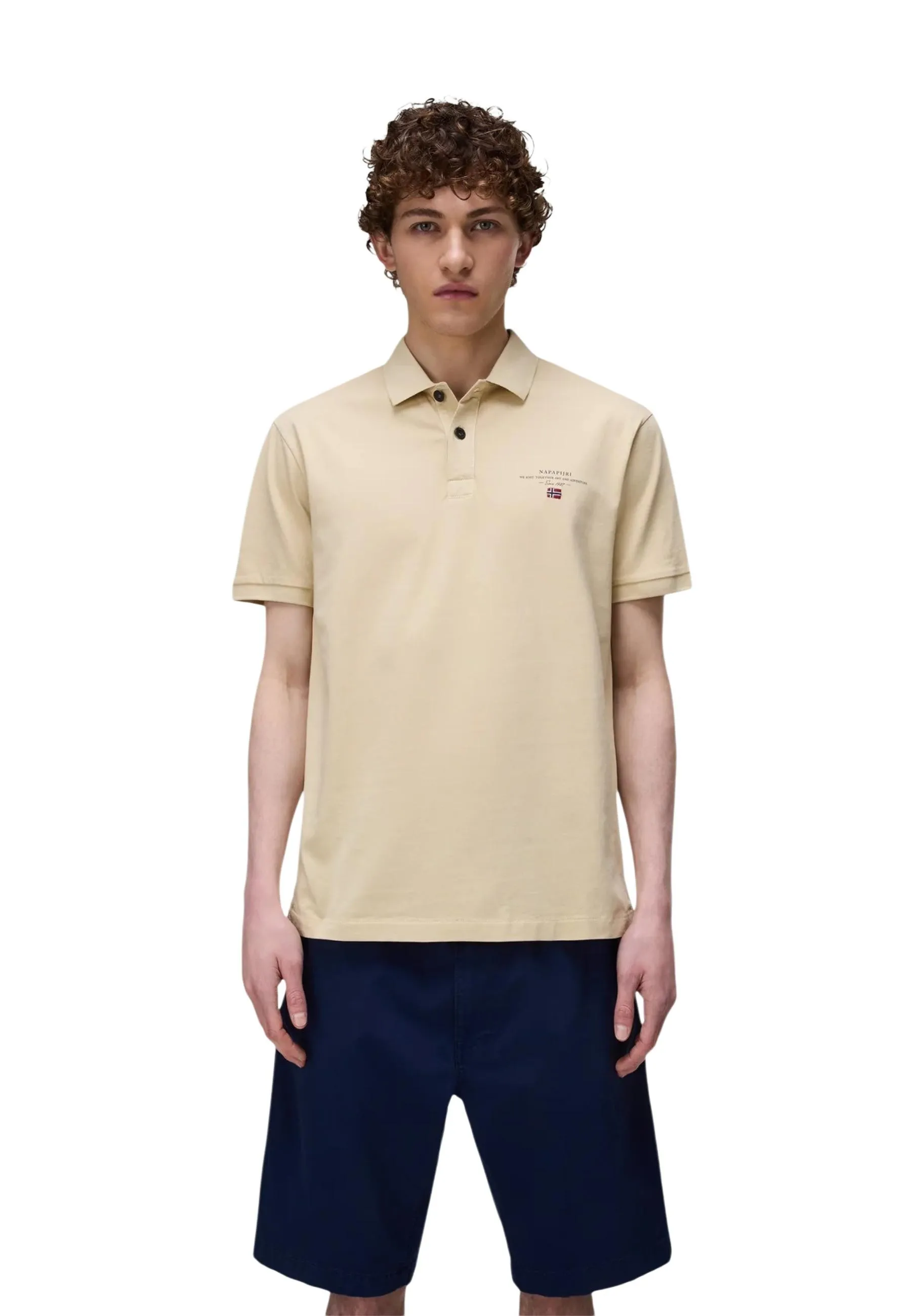 Napapijri Herren Polo Gelb 514636
