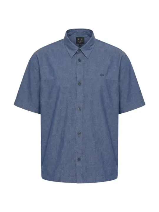 Armani Exchange Herren Hemd Blau | online kaufen