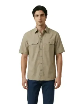 Armani Exchange Herren Hemd Beige | online kaufen