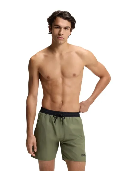 Boss Herren Badehose Grün | online kaufen