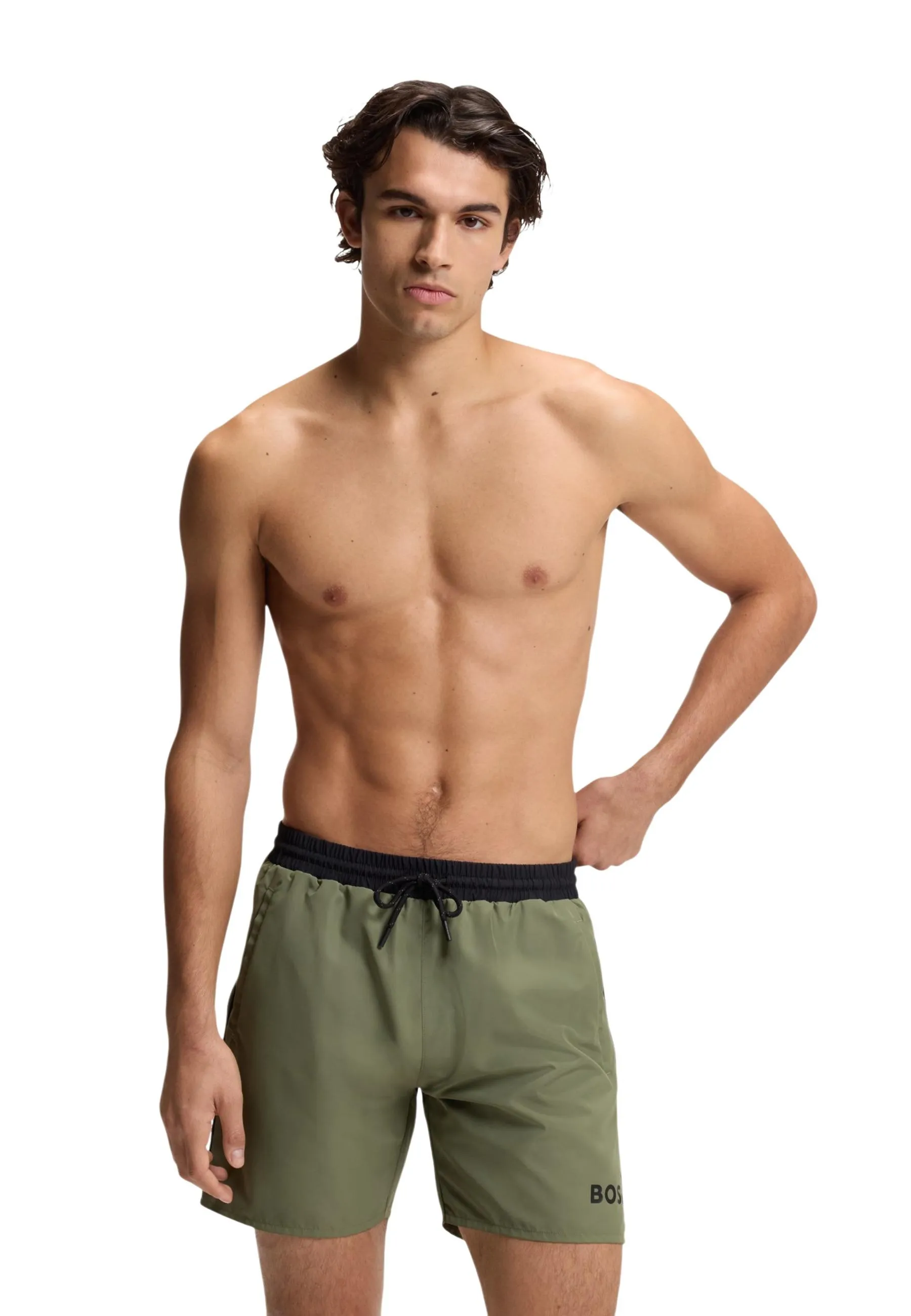 Boss Herren Badehose Grün 515319