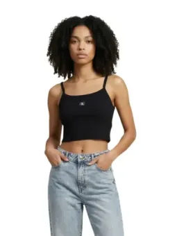 Calvin Klein Jeans Damen Top Schwarz | online kaufen