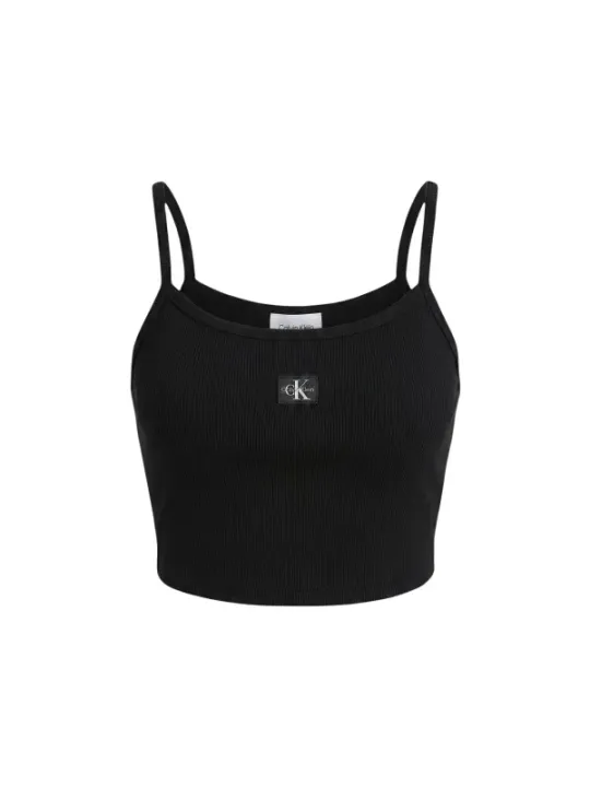 Calvin Klein Jeans Damen Top Schwarz | online kaufen