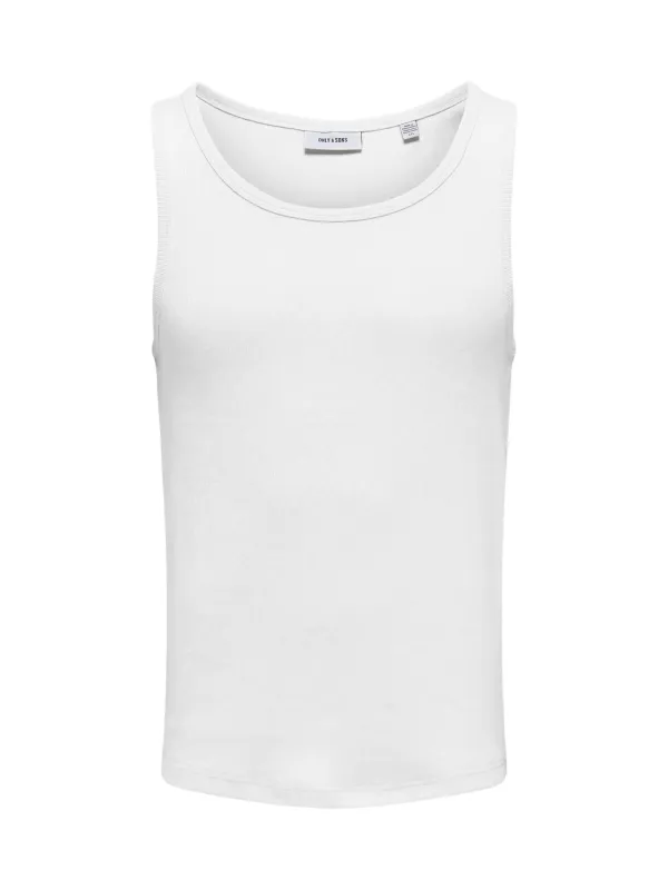 Only & Sons Herren Tank-Tops Weiß | online kaufen