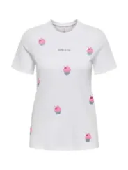 Only Damen T-Shirt Weiß | online kaufen