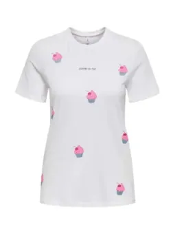 Only Damen T-Shirt Weiß | online kaufen