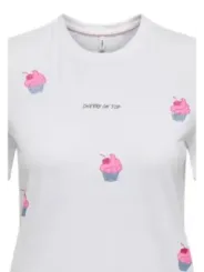 Only Damen T-Shirt Weiß | online kaufen