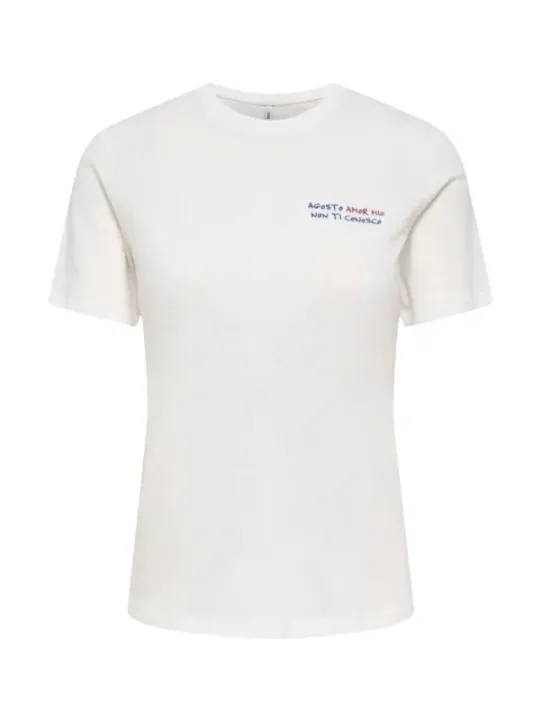 Only Damen T-Shirt Weiß | online kaufen