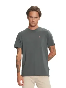 Napapijri Herren T-Shirt Grün 3XL mieten bei Flex-Fashion
