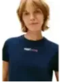 Tommy Hilfiger Jeans Damen T-Shirt Blau | online kaufen