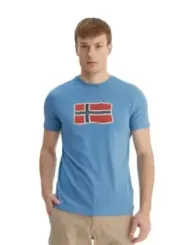 Napapijri Herren T-Shirt Azurblau | online kaufen