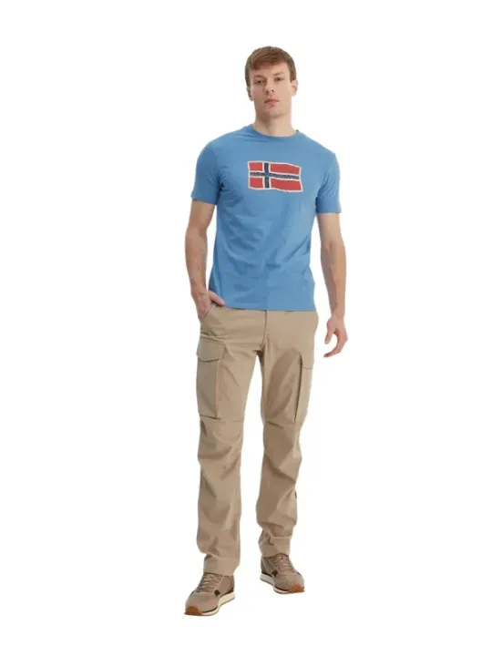 Napapijri Herren T-Shirt Azurblau | online kaufen