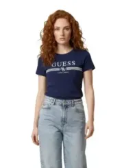Guess Damen T-Shirt Blau | online kaufen