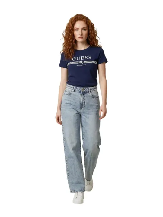 Guess Damen T-Shirt Blau | online kaufen