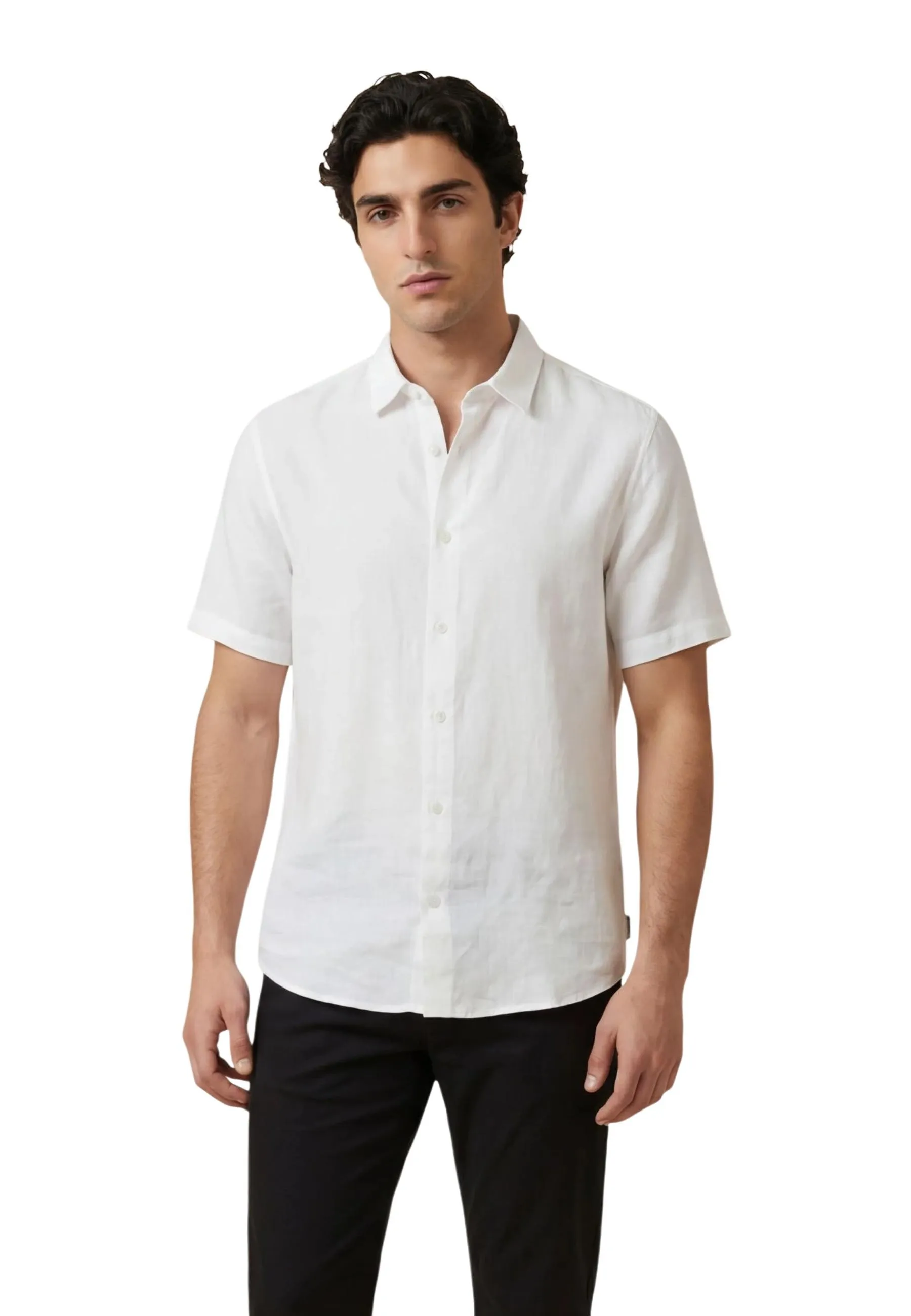 Herren Hemd Weiß 514469
