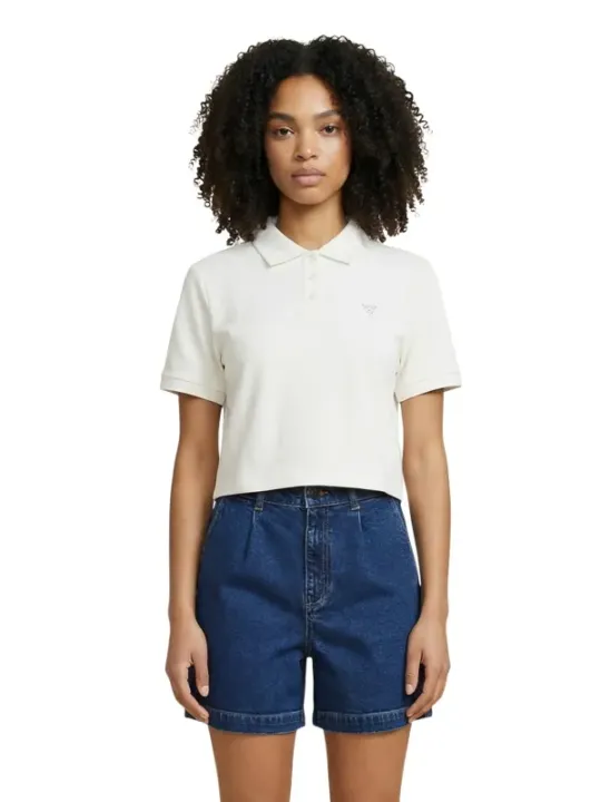 Guess Damen Polo Weiß | online kaufen