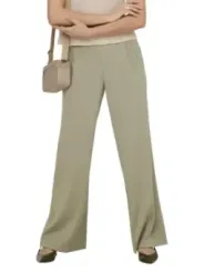 Jacqueline De Yong Damen Hose Beige | online kaufen