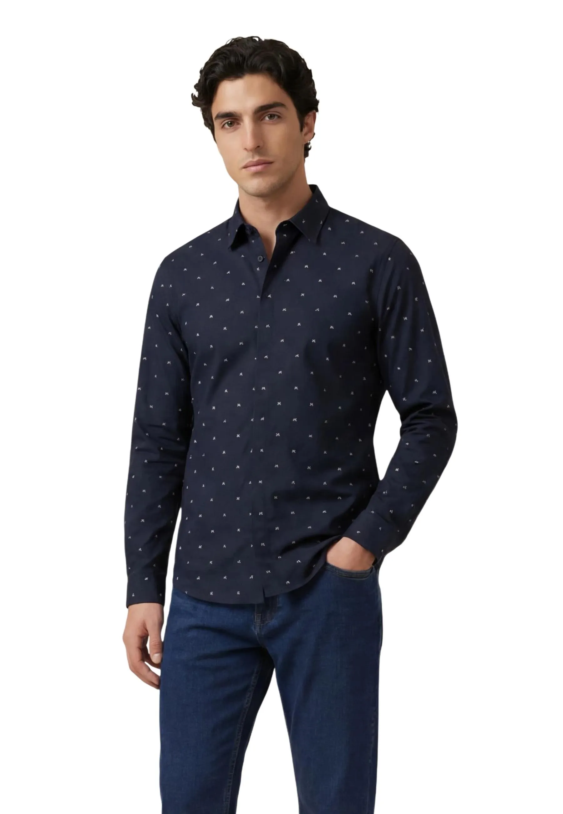 Herren Hemd Blau 514466