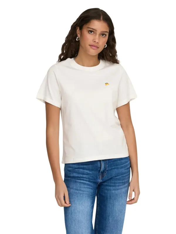 Jacqueline De Yong Damen T-Shirt Weiß | online kaufen
