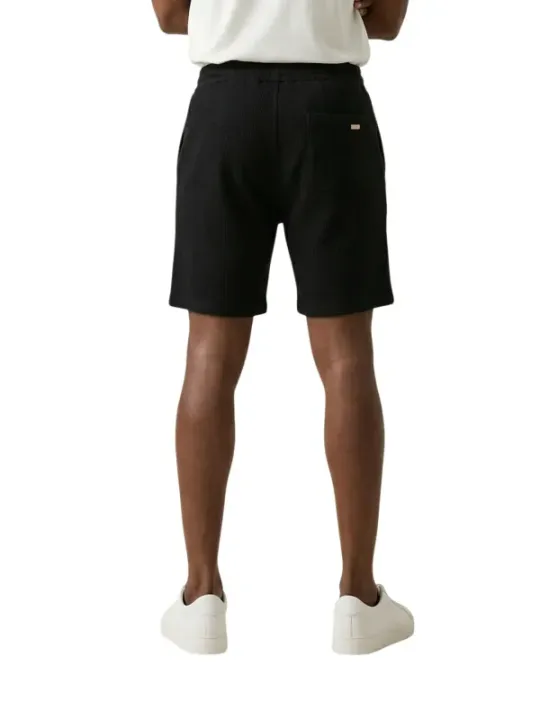 Gianni Lupo Herren Bermudas Schwarz | online kaufen