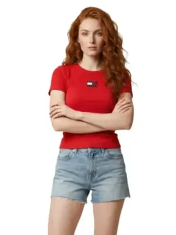 Miete Tommy Hilfiger Damen T-Shirt Rot - Flex-Fashion Verleih
