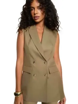 Morgan De Toi Damen Weste Grün mieten - Flex-Fashion Verleih