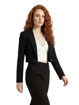 Morgan De Toi Damen Blazer Schwarz mieten | Flex-Fashion