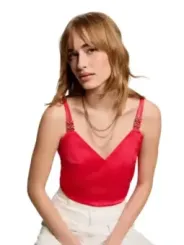 Morgan De Toi Damen Top Korallenfarben | online kaufen