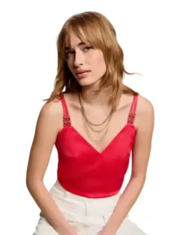 Morgan De Toi Damen Top Koralle mieten - Flex-Fashion Verleih