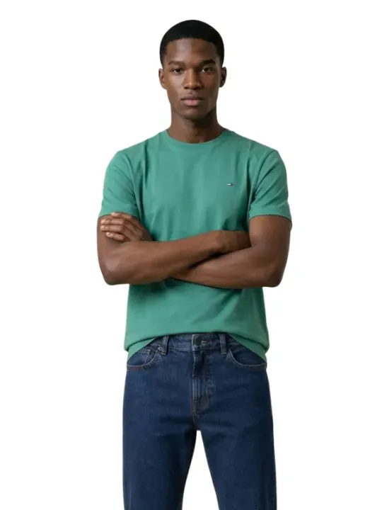 Tommy Hilfiger Jeans Herren T-Shirt Grün | online kaufen
