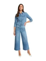 Morgan De Toi Damen Jeans Azurblau | online kaufen