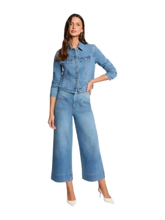 Morgan De Toi Damen Jeans Azurblau | online kaufen