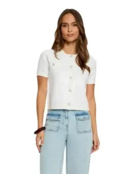 Morgan De Toi Damen Cardigan Weiß | online kaufen