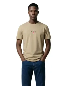 Tommy Hilfiger Jeans Herren T-Shirt Beige | online kaufen