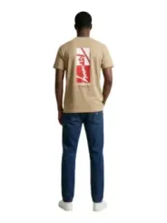 Mieten Sie Tommy Hilfiger Herren T-Shirt Beige - Flex-Fashion