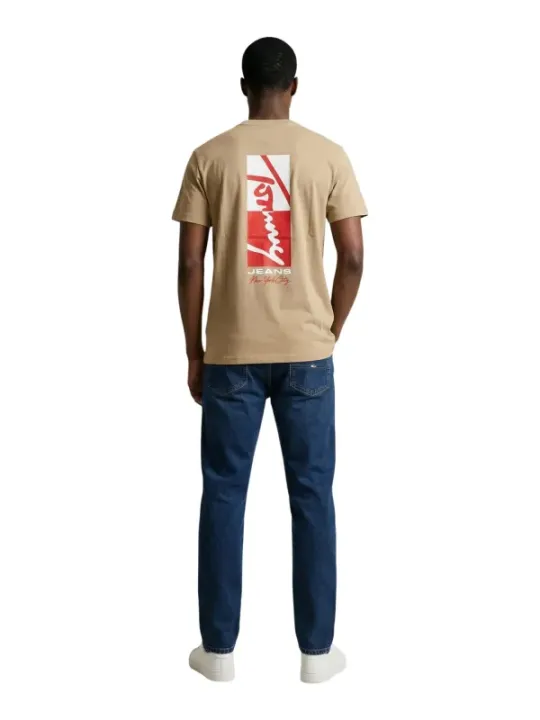 Mieten Sie Tommy Hilfiger Herren T-Shirt Beige - Flex-Fashion