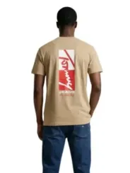 Mieten Sie Tommy Hilfiger Herren T-Shirt Beige - Flex-Fashion