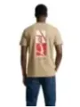 Mieten Sie Tommy Hilfiger Herren T-Shirt Beige - Flex-Fashion