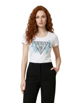 Guess Damen T-Shirt Weiß | online kaufen