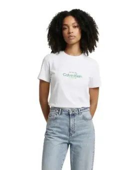 Calvin Klein Jeans Damen T-Shirt Weiß | online kaufen