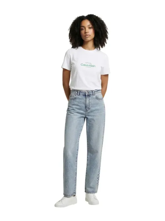 Calvin Klein Jeans Damen T-Shirt Weiß | online kaufen