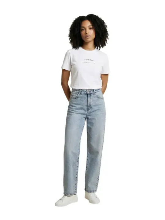 Calvin Klein Jeans Damen T-Shirt Weiß | online kaufen