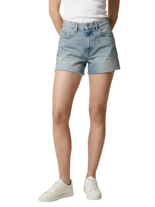 Tommy Hilfiger Jeans Damen Shorts Azurblau | online kaufen